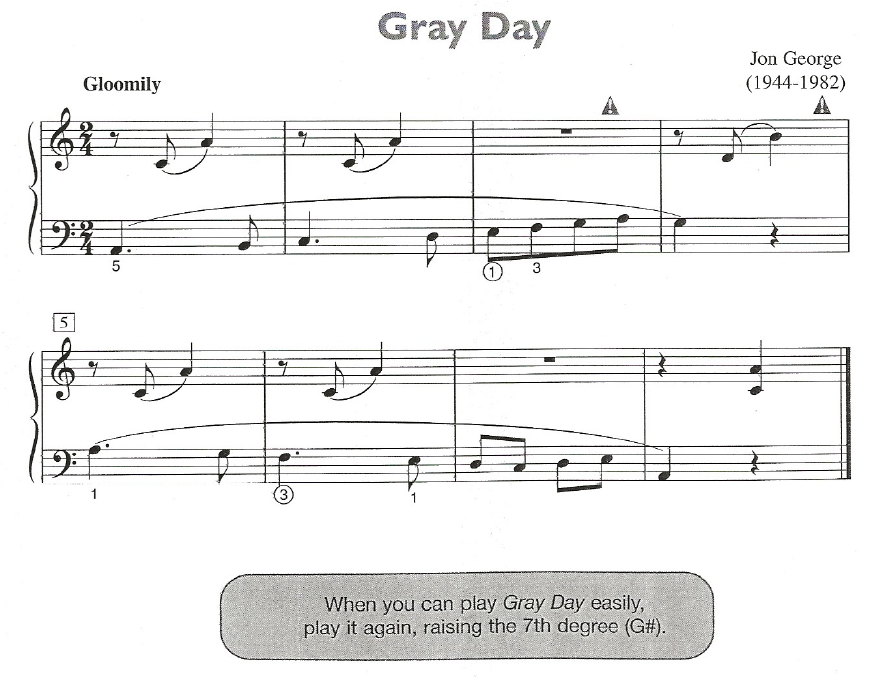 "Gray Day: a lesson about rubato," from The Creative Pianist