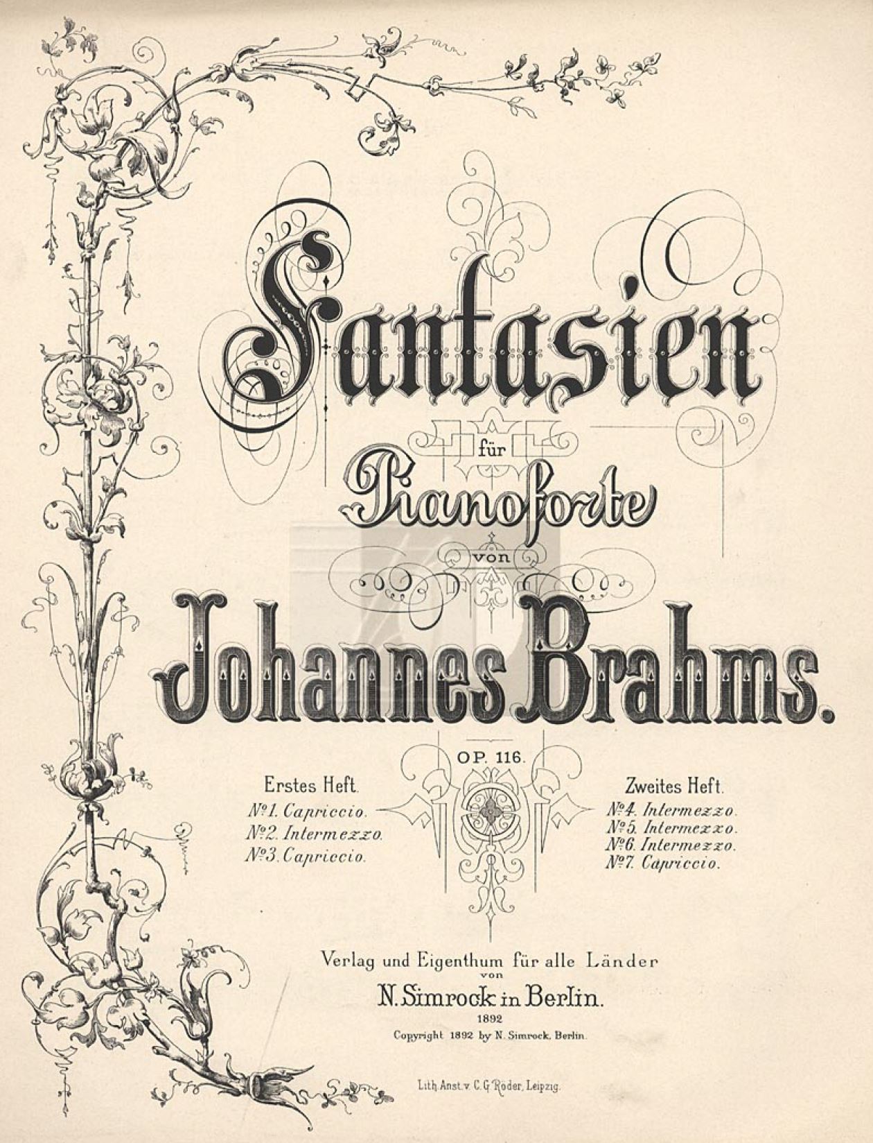 "Brahms Intermezzo in E Major, from Klavierstücke, Op. 116, No. 4," from The Creative Pianist